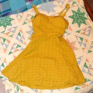 Rockabilly Pinup Sweetheart Dress size small full sweet polkadot 1950s style